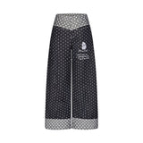 BETWEENAND「Hokkaido Snow」Winter Penguin Embroidery – Original Autumn/Winter Design, Slimming Effect, Thickened Denim Jeans