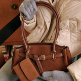 Luze Suede Bag (Brown)