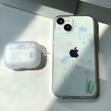 Fantasy Jelly Fish AirPods Case_matt