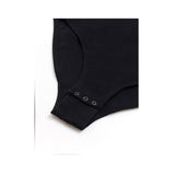 ホルターリブドボディスーツ(Black)