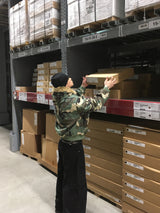 No.1507 camo&fur reversible bomber JK