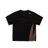 EEERRR side surfboard artwork T-Shirt (Black)