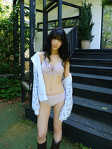 terry shirring bikini