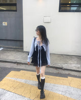 Layered Crop Cardigan