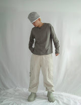 Vintage Slub Loop Henley Neck Long Sleeve T-Shirt(3c)