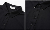 Cool Fit UV-Cut Collar T-shirt Black