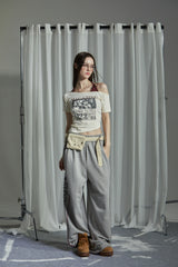 MAGAZINE HALTER TOP
