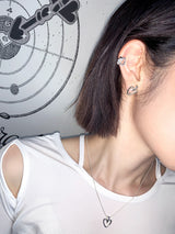 HEART TARGET EARRING