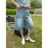 [S/S] ダメージバミューダデニムパンツ(2color)