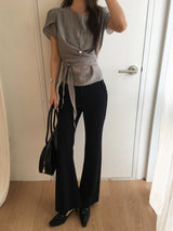 Saseon wrap blouse