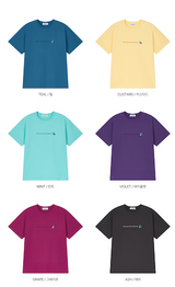 slogan t-shirt overfit / mint