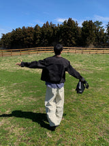 セグメンテッドペンシルカーゴパンツ (4 Colors)