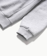 Lace Applique Sweatshirt - Light Grey