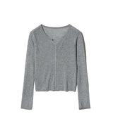 85-VIVAJ014 Light Crop Knitwear Cardigan 6color