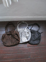 vintage leopard shoulder bag