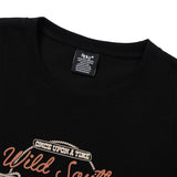 Wild South Lettering Tshirts Black