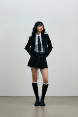 ASTRAL CROP JACKET / BLACK