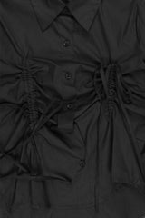  UNBAL RIBBON TIE SHIRT