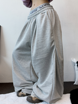 DOWN PINTUCK BALLOON LONG PANTS 🩶🖤2COLOR