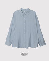 #ベリーシアーサッカーチェック長袖シャツ(3color)