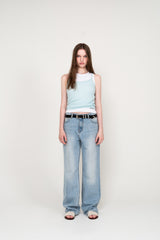 SUMMER SLEEVELESS (SKY BLUE)
