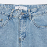 ワイドライトブルーデニムパンツ code 21010