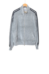 velvet track zip-up jacket