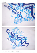DAKYAM 2025S/S ドリームスインフライトハムイングバードプリンティングTシャツ