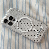 (MagSafe) dot case + Dot text black card zip set