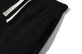 Swirl Patch Fleece Pants (Black)