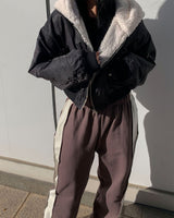 Fur ma-1 crop jumper