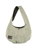 リバーシブルポケットバッグ (BEIGE & KHAKI)