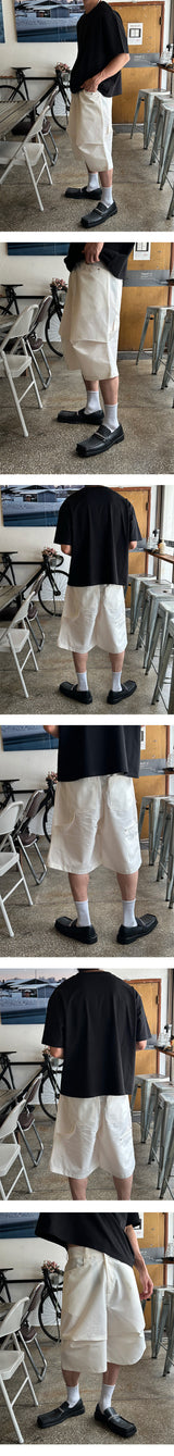 [S/S] Parachute nylon bermuda pants (3color)