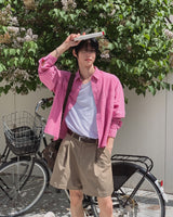 Lucy Pigment Crop Shirt