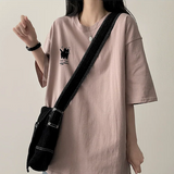 Surprised cat loose fit short sleeve
