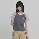 スタードットシャーリングハーフスリーブTシャツ
