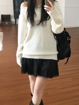ネフオフショルダーニットウェア (3color)