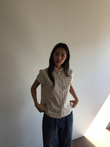 Conch puff blouse(2color)