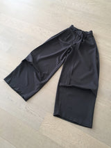 Contour belted wide slacks