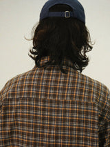 DEE Peach Check Oxford Shirts