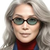 Viki Leopard / Green Tint Lens