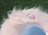 pink hairy fairy mirror