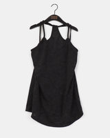 Cuyo gradation knitwear layered sleeveless dress