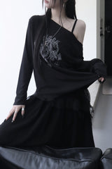 tattoo printing long sleeve T
