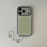 green silver bumper case