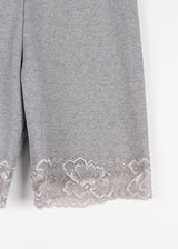 LACE RIP BIKER PANTS
