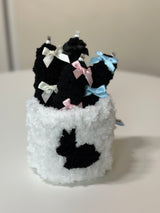 Fuzzy pot_Bunny Ver.2 (White)