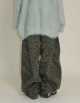 (Leopard Item) Kiya leopard printed balloon-fit wide pants