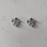 ビンテージフラグメントピアス - シルバー