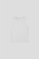 [1+1] Waffle Crop Sleeveless Tee